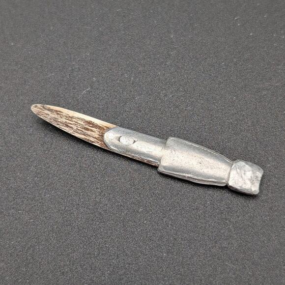 Vintage Harper Whiskey Seal Cutter Figural Bottle Advertising Mini Silver Tone - Picture 5 of 9